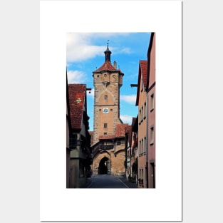 Klingentor - Rothenburg od Tauber, Germany Posters and Art
